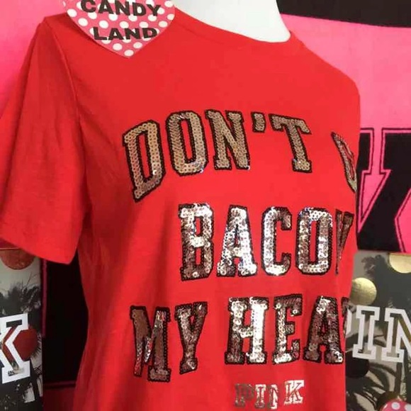 NWT VS PINK bling tee - Picture 2 of 3